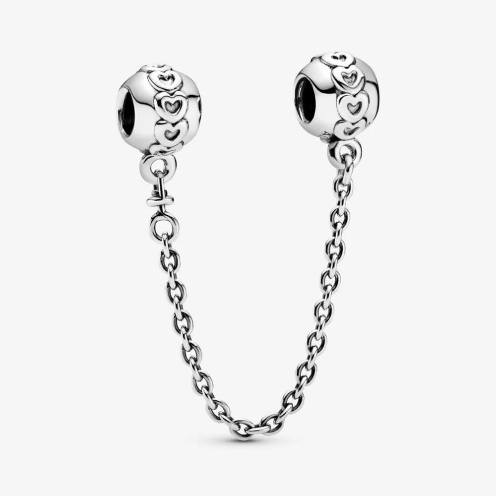 Pandora Band of Hearts Safety Chain Charm